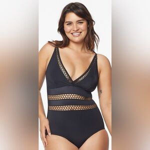 Ruby Ribbon St Tropez One Piece bathing suit - new with tags size 18